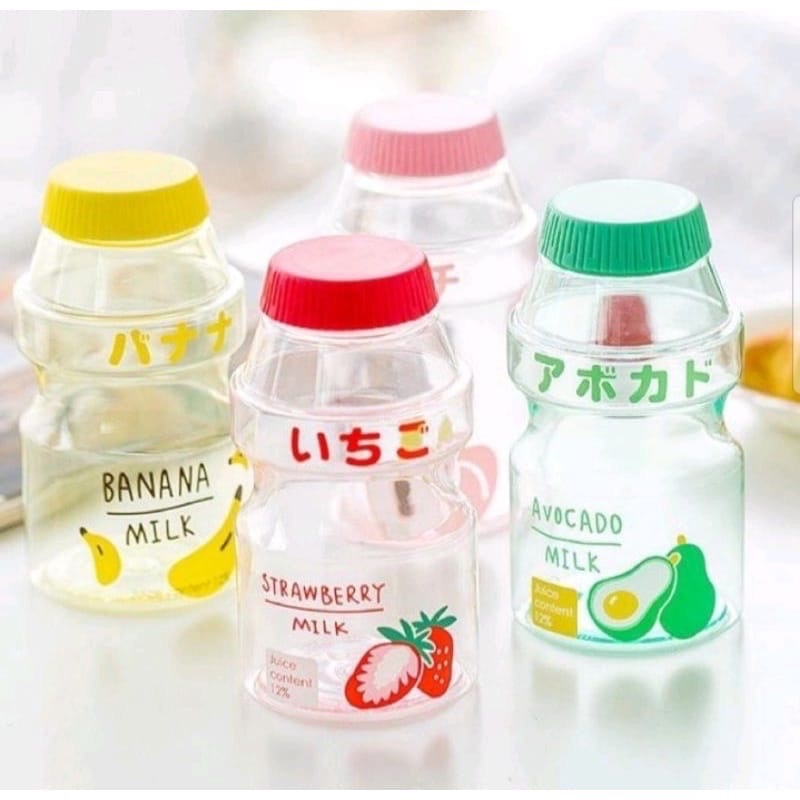 Bottle air minum  model yakul Fruity lucu ala korea