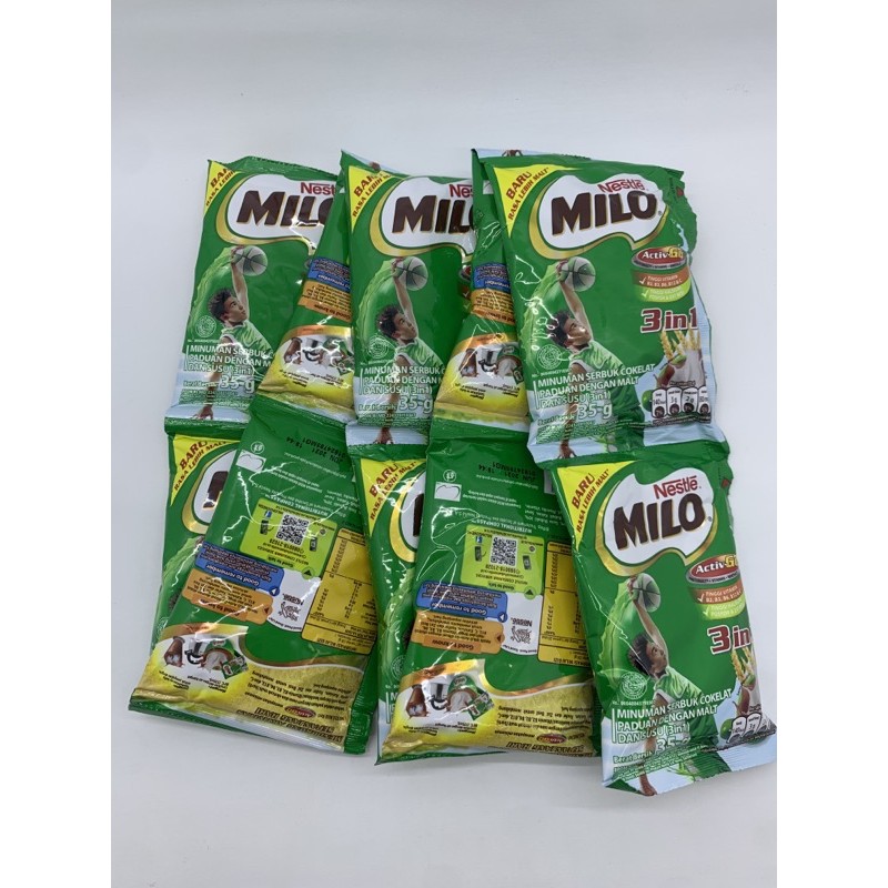 Milo 3 IN 1 Renteng 10x35gr barcode 8992696409057