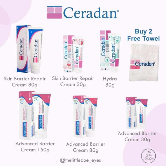 Ceradan cream / advanced cream/ ceradan barrier cream 30gr 80gr 150gr