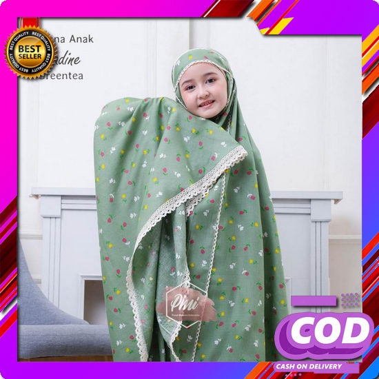 [Bisa Cod] Mukena Bali Couple Katun Songket Mix Rayon Free Sajadah/Mukema Ibu Anak Super Jumbo Adem 