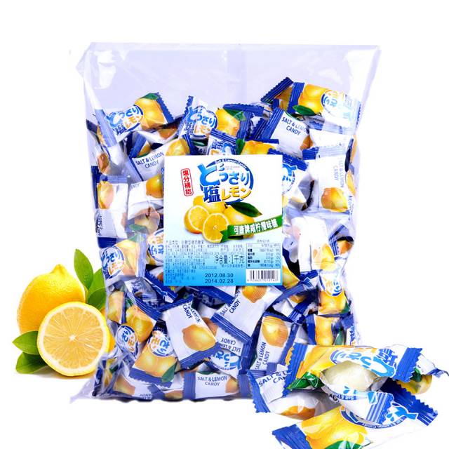 Permen import salt and lemon candy / permen lemon / cocon