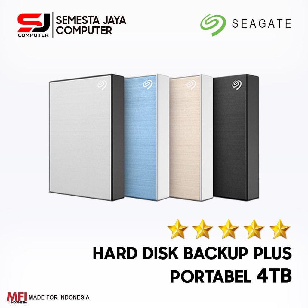 Hardisk External Seagate 4TB 2,5&quot; Free Pouch