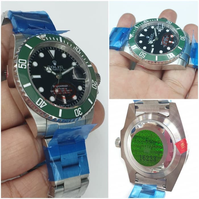 Rolex Submariner SilverGreen DIal BLack GRADE AA MIYOTA