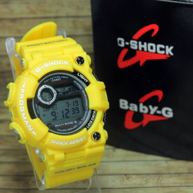 LimitedJam Tangan Cowok Casio G-Shock GWF1000 Frogman Full Kuning