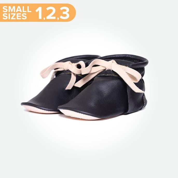 Murah Baby Chukka Boots Small - Black (Sepatu Bayi Pyopp) - Size 3 Terbaru