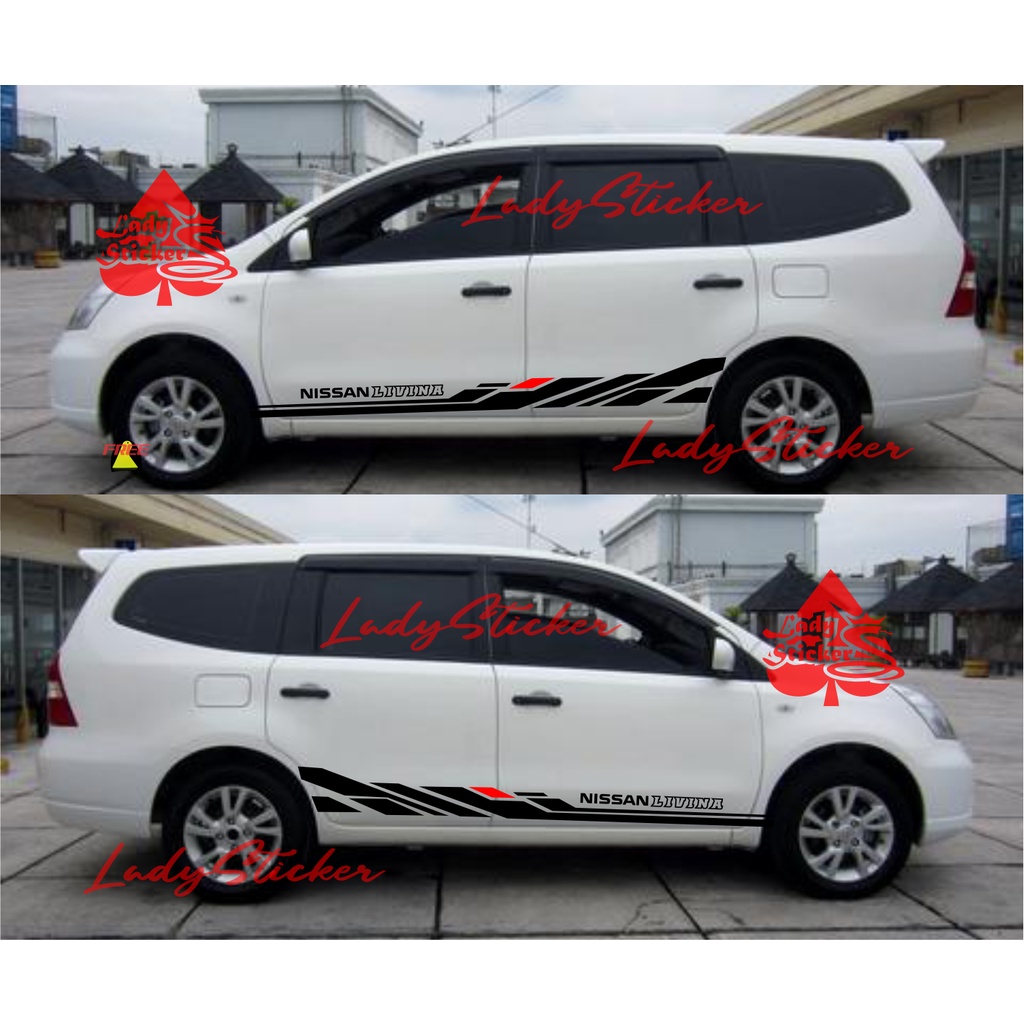 CUTTING STICKER LIVINA STICKER STIKER LIST MOBIL NISSAN LIVINA TERBARU