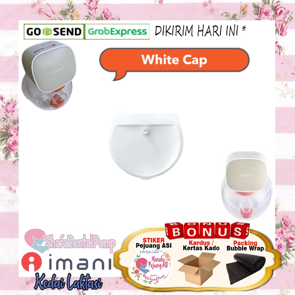 White Cap Imani i2+ /Tutup diafragma Imani i2+ / Sparepart imani i2+