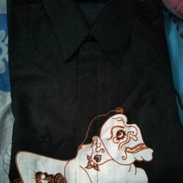 Kemeja Batik Lengan Pendek Batik Ori Nareswari Motif Semar Pendk Batik Solo Seragam Batik (1kg=5pcs)