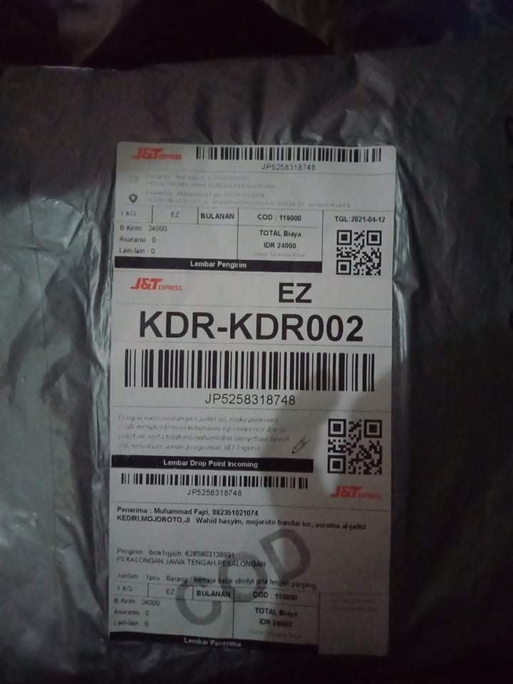 Kemeja Batik Slimfyt Khas Butik Pria Lengan Panjang