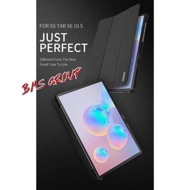 Samsung Galaxy Tab S6 S5E 10.5 2019 Case Dux Ducis Original Domo Series Premium Smartcase - Hitam