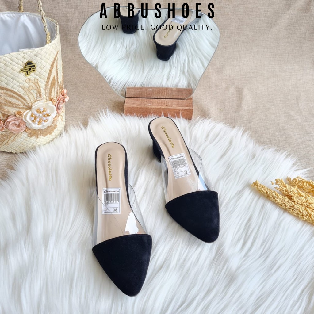 COD ABBUSHOES AMT 05 SEPATU HAK MIKA TERBARU CANTIK