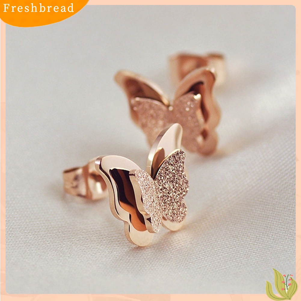 Terlaris Fashion Butterfly Women Ear Studs Earrings Evening Party Jewelry Gift Charming