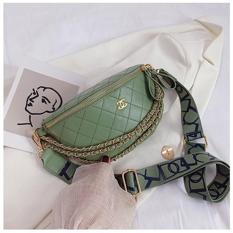 WAIST BAG WANITA C5414 TAS SELEMPANG WANITA KEKINIAN TAS FASHION IMPORT JAKARTA TERMURAH TERLARIS