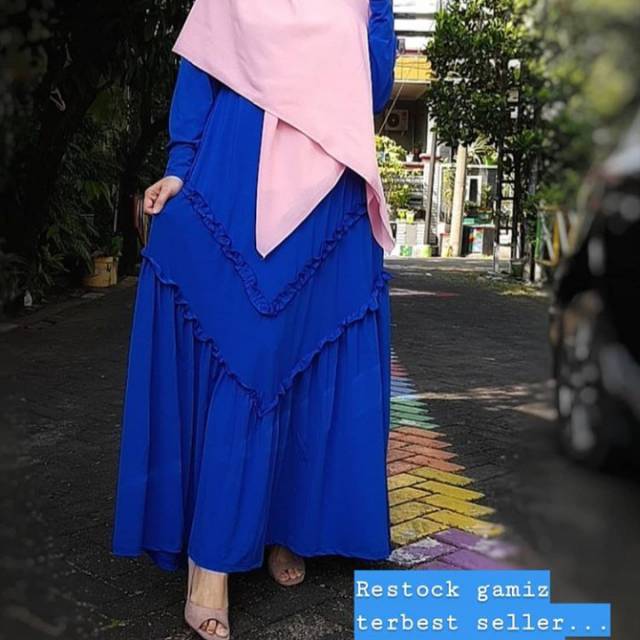 Gamis bahan kaos