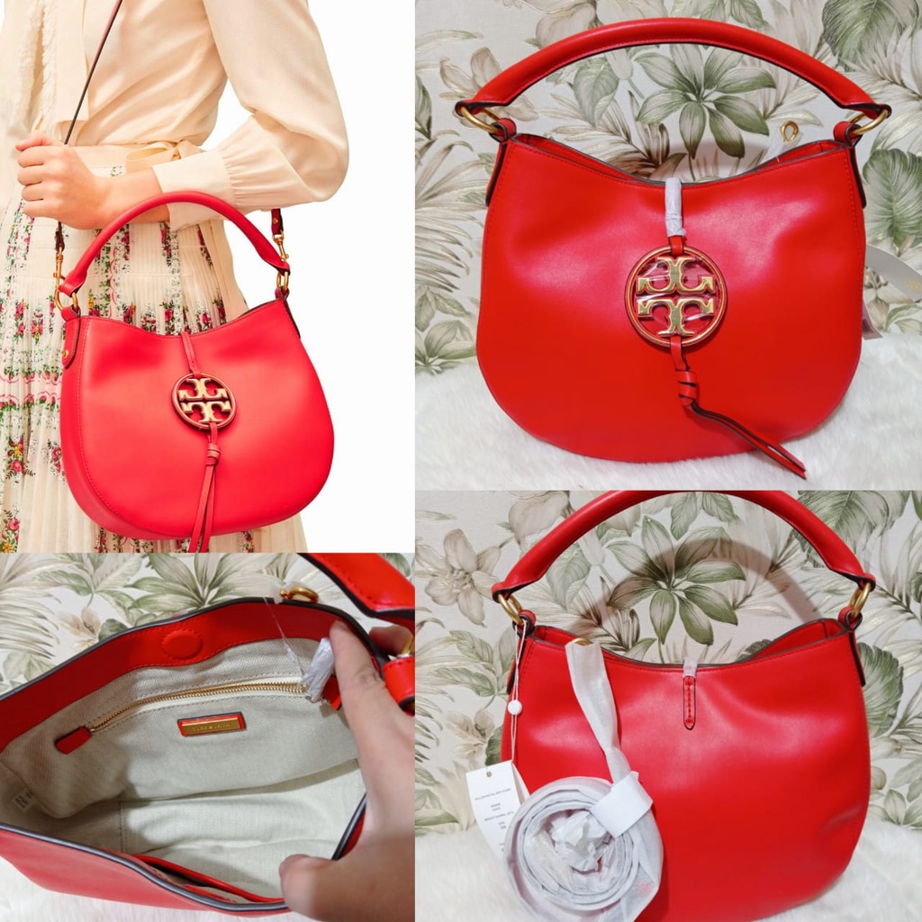 Tas Tory Burch Miller Metal Mini Hobo Bright Samba New Original