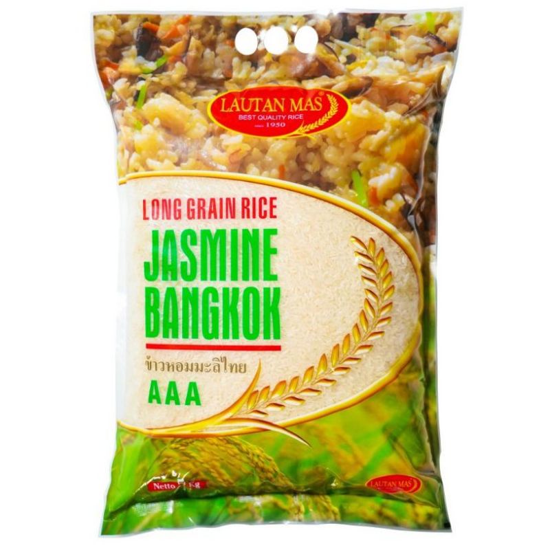 

JASMINE BANGKOK BERAS THAILAND 5KG LONG GRAIN RICE DENPASAR BALI