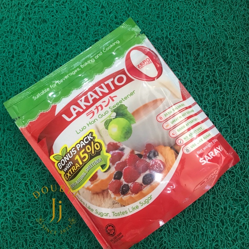 

Lakanto Monk Fruit Sweetener Luo Han Guo 200 gram