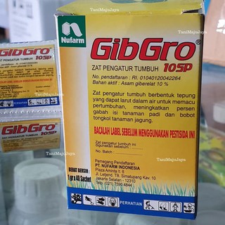 ZPT Gibgro 10SP 1 Gram Hormon Pengatur Tumbuh Giberelin | Shopee Indonesia