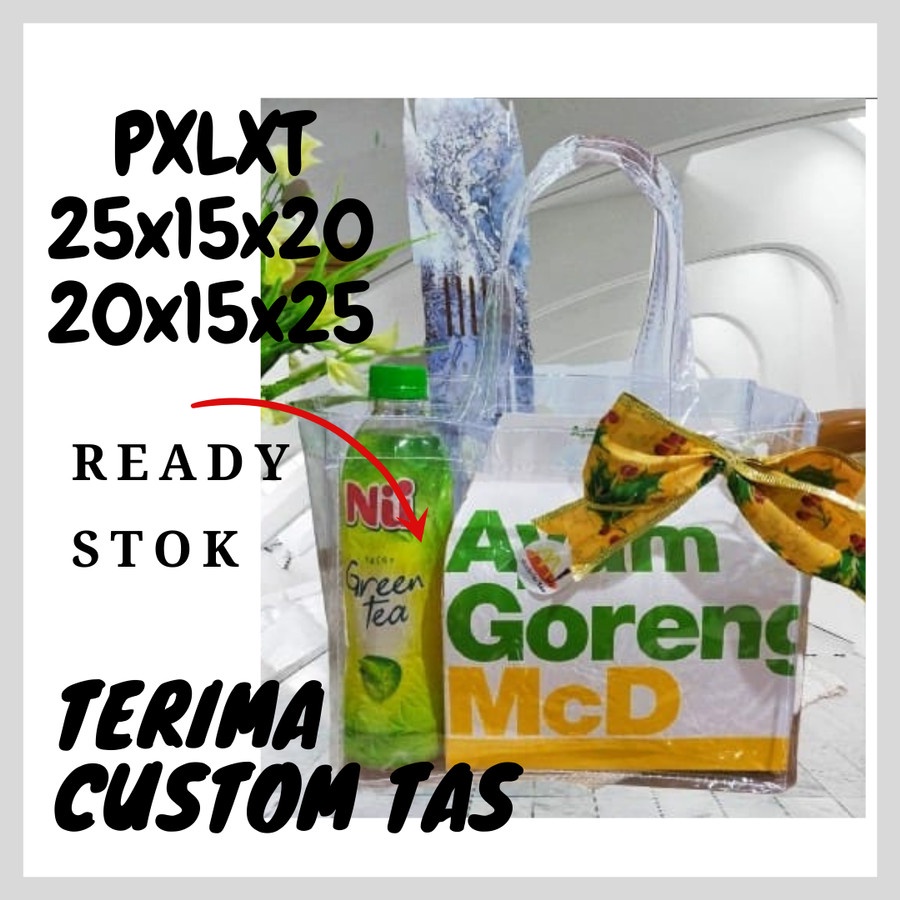 

25x15x20 Tas mika transparant, Tas mika transparant, tas toples kue kering, tas hampers, 20X15X25 , tas sembako transparant , tas hadiah , tas kotak kue , tas kotak lunchbox , tas kado , tas polos plastik , tas pvc , tas putih , tas clear bag mika