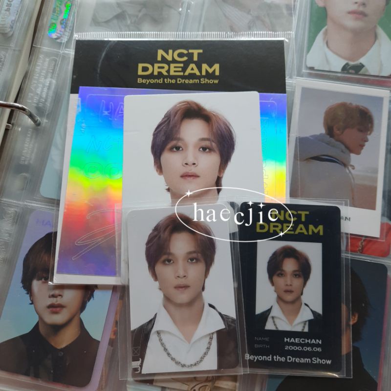 [FULLSET] Official Photocard NCT Dream Mark ID Card deco sticker beyond live unit pc hologram 2020 o