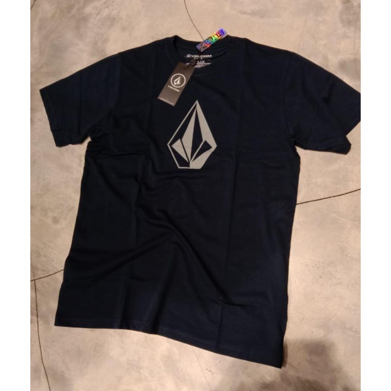 Kaos Volcom New Season Basic Logo stone
