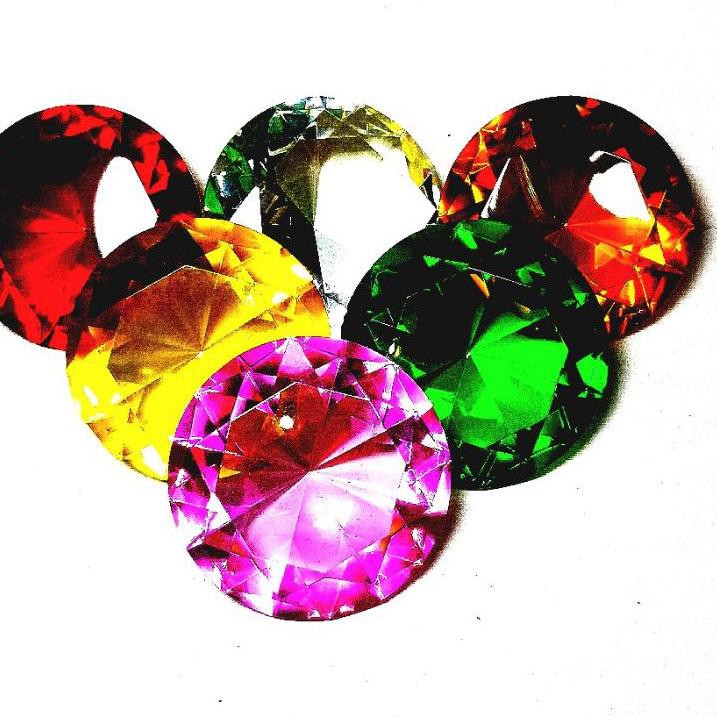 BATU DIAMOND JUMBO 8X8 CM BATU HIASAN PAJANGAN ETALASE