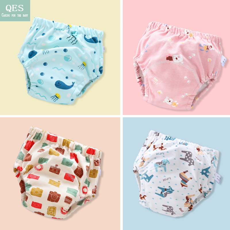 CELANA DALAM POPOK CLOTH DIAPER CLODI TRAINING PANTS PIPIS BAYI ANAK BABY 4 LAYERS KATALOG 1 CDP