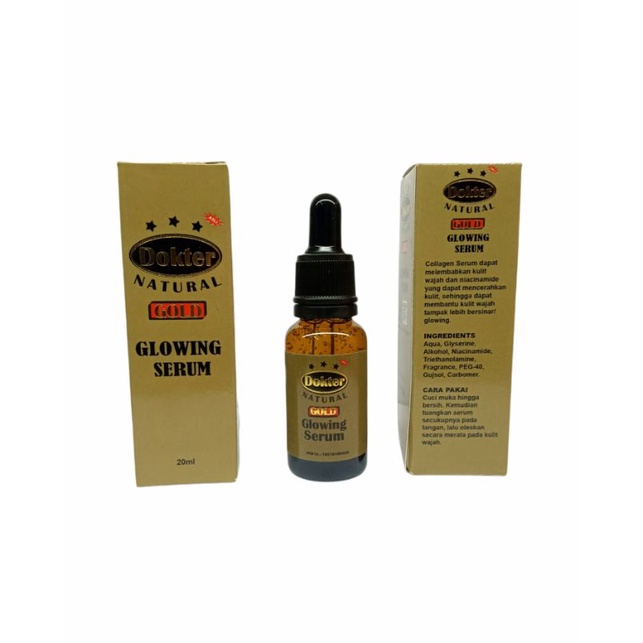 PROMO!! NEW SERUM DOKTER GOLD 20ml ORIGINAL BPOM // Glowing Serum Dr Gold Asli