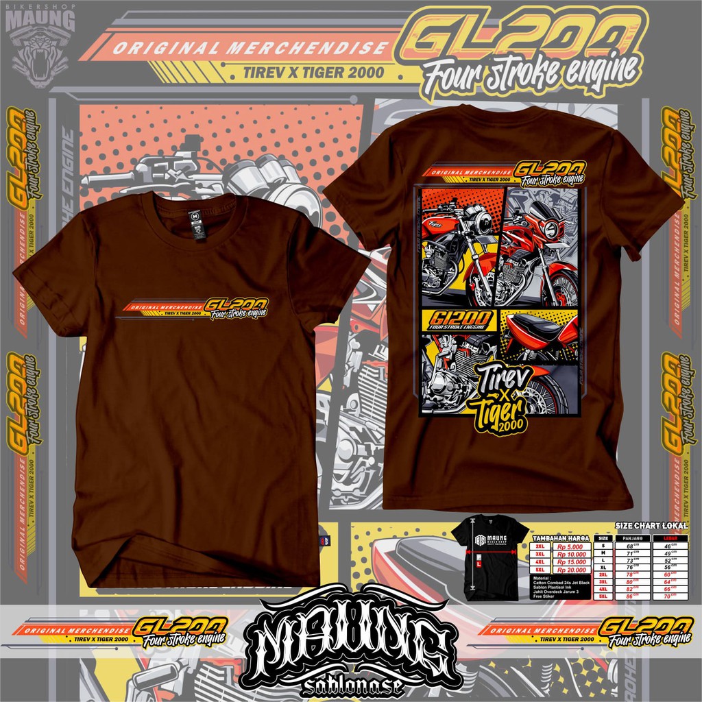 KAOS HONDA TIGERXTIREV2000 | KAOS TIGER REVO | KAOS GL 200 | KAOS CB | KAOS HONDA TIGER | KAOS HEREX