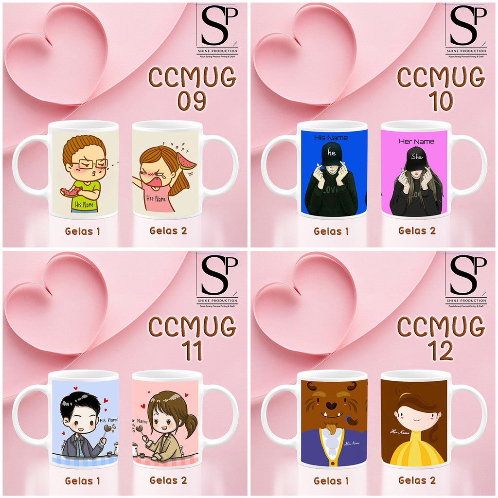 Gelas Couple Mug Couple Valentine