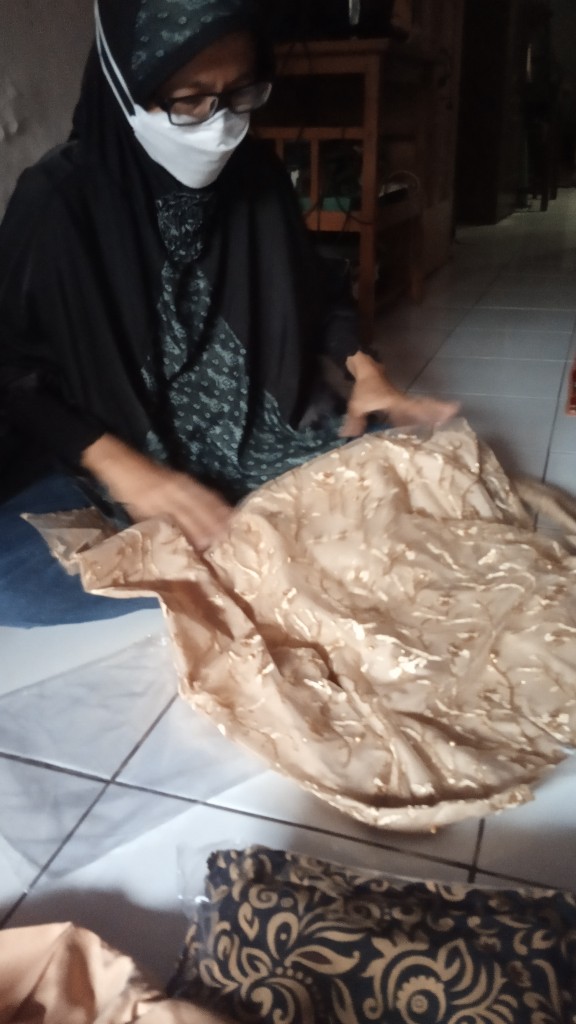 Promo Termurah Ada Anak. Batik Couple Qiona Brocade Free Selendang