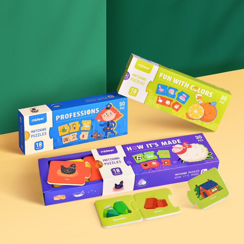 TweedyToys - Mideer Matching Puzzle Mainan Edukasi Anak