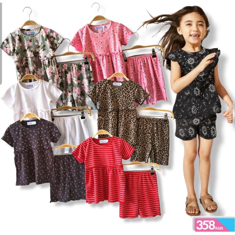 Setelan 358 kids Anak Perempuan 2 - 5T