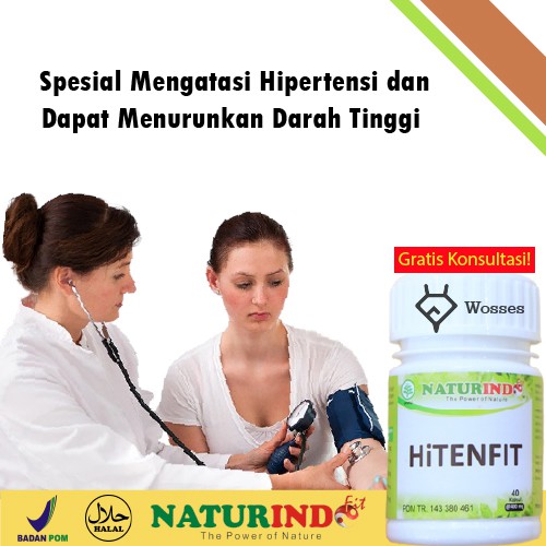 Jual Obat Herbal Hipertensi Tekanan Darah Tinggi Hitenfit