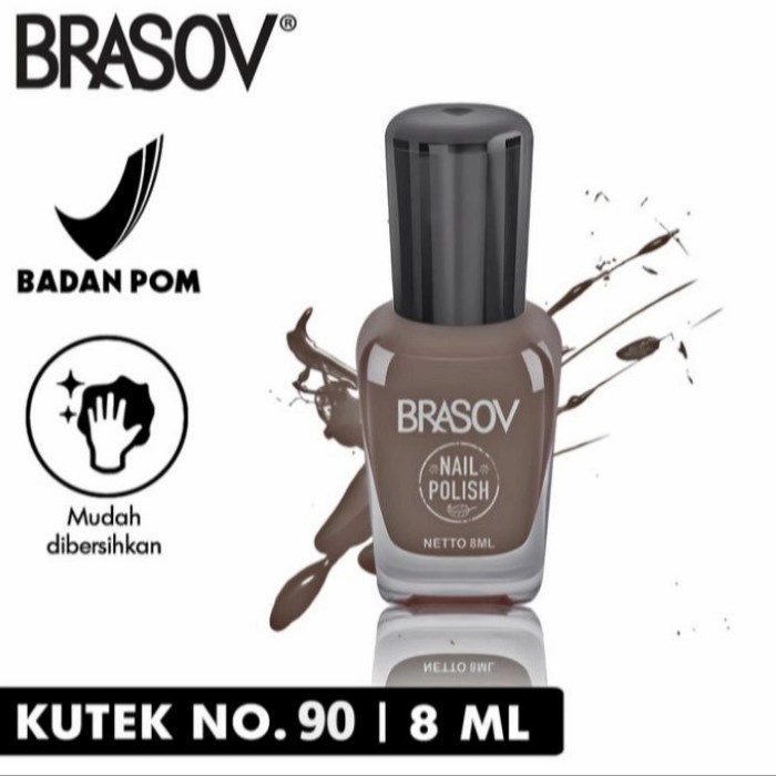 BRASOV Nail Polish Kutek Nude 8ML