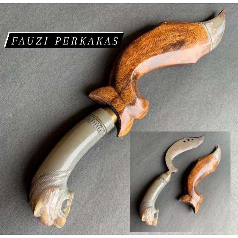 KUJANG SILIWANGI GALONGGONG GAGANG TANDUK BULE UKIRAN MAUNG