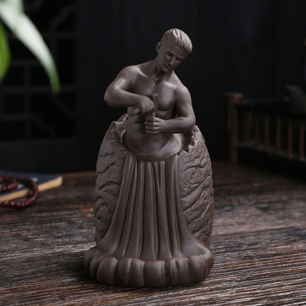 R-flower Backflow Incense Burner Kerajinan Tangan Meditasi Hiasan Dekorasi Rumah Tempat Dupa