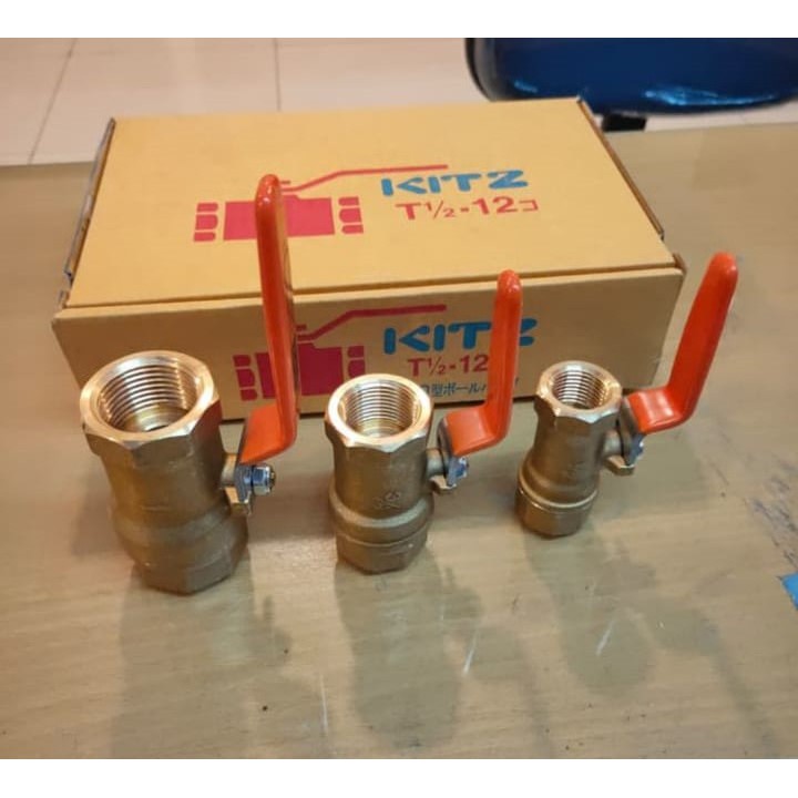 Stop Kran Ball Valve Kitz 3/8&quot;