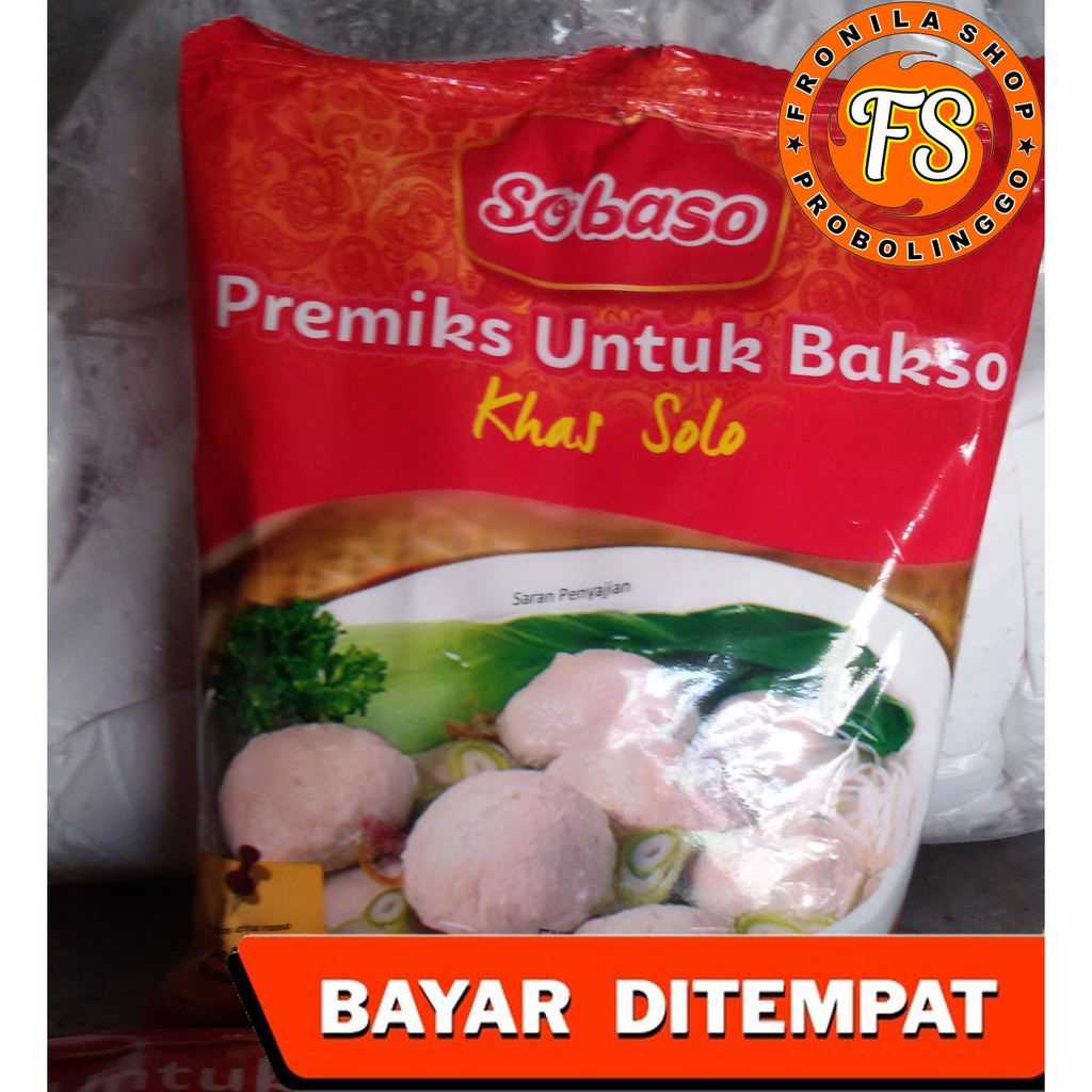 TEPUNG SOBASO PREMIKS UNTUK BAKSO KHAS SOLO 1 DUS