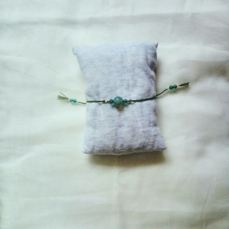 gelang aquamarine stone