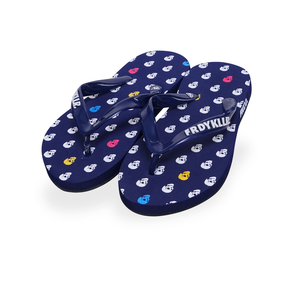 SANDAL JEPIT FRIDAY KILLER | SKULLO RIOT NAVY