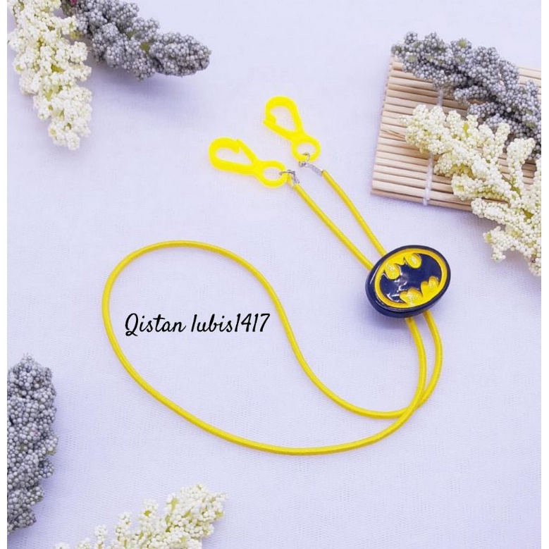 Strap masker 2in1 Clay super Hero costum nama beli 10 free 2