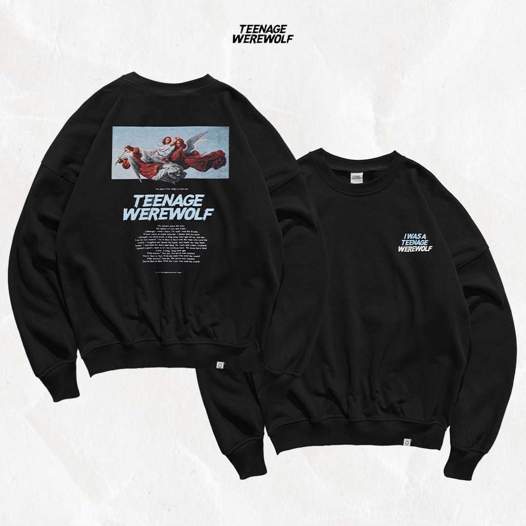 Teenage Werewolf Sweatshirt Heaven Black