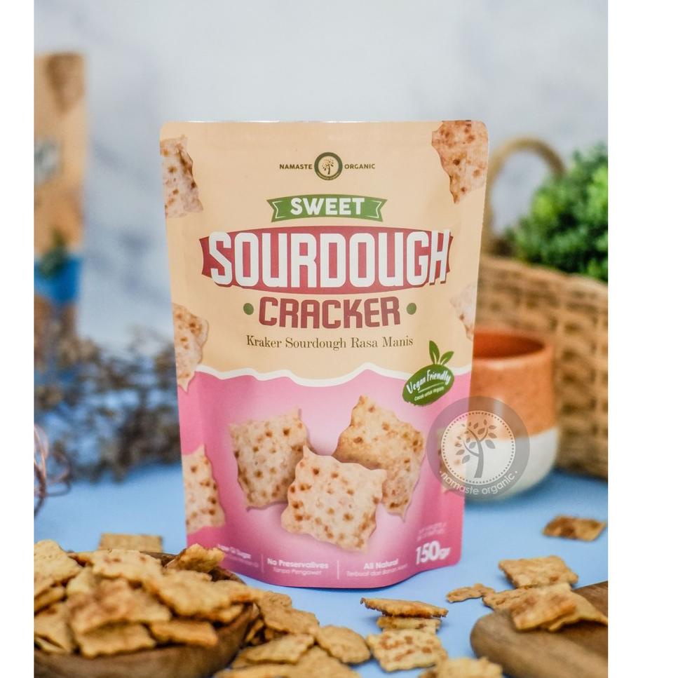 

ㄼ SOURDOUGH CRACKER VEGAN FRIENDLY - SWEET 150GR SIAP KIRIM 3490 ❁