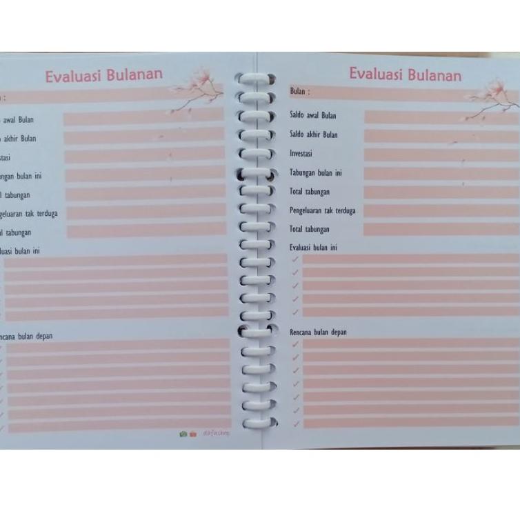 

[PRODUK VWMJP] BUKU - BINDER RING A5 CATATAN KEUANGAN / FINANCIAL PLANNER / KAS KELUAR MASUK 0NJ