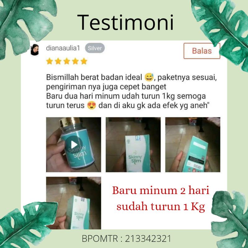 Skinny Slim Herbal 30 Kapsul