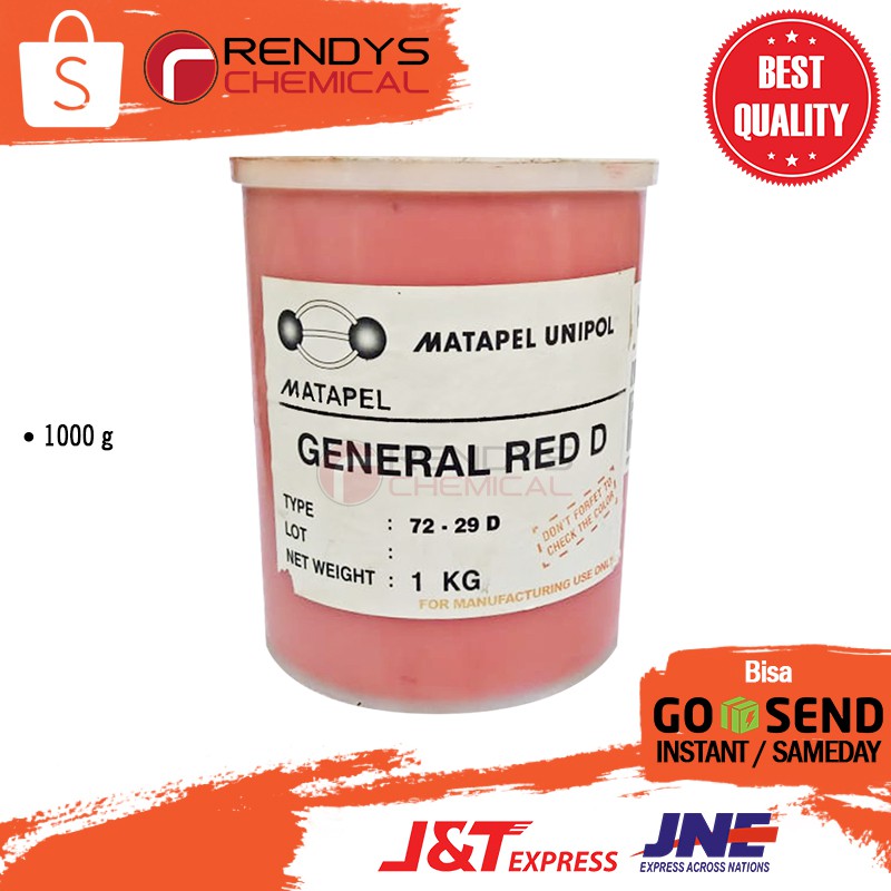 Pigment Pasta Untuk Resin Merk UNIPOL / Pewarna Resin 1 Kg - General Red D