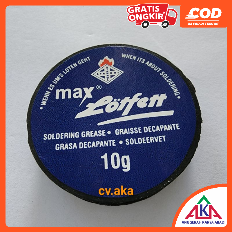 Lotfet Tanggung 10g Pasta minyak Solder Max 10 gram