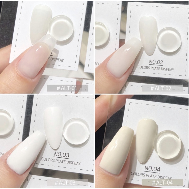 [FLASHES] AS ALT WHITE SERIES UV NAILS POLISH GEL 15ml