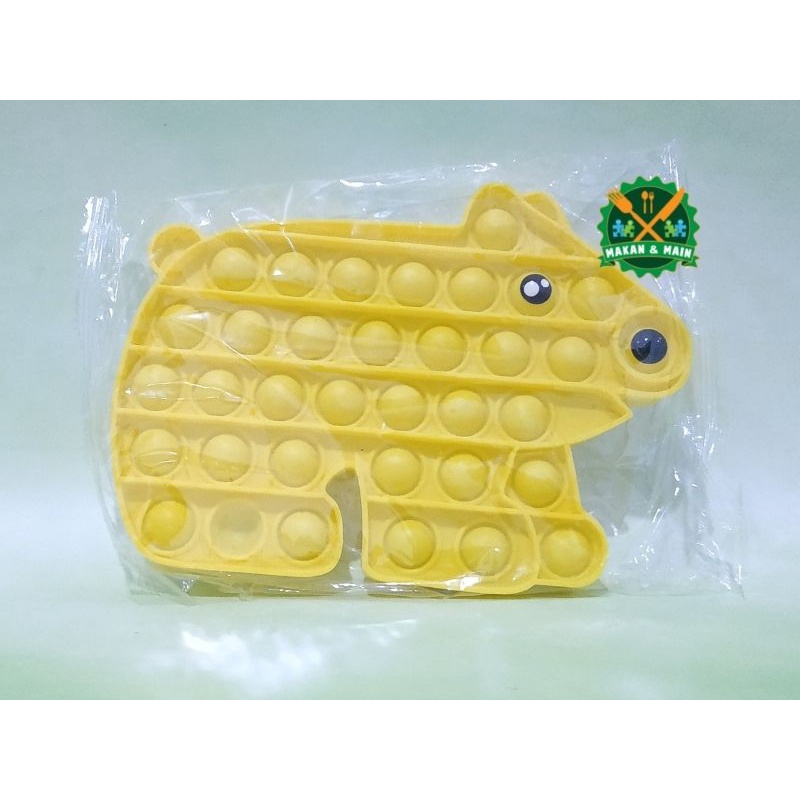 Mainan Fidget Pop it BTS Lucu Melatih Gerak Motorik Anak SNI XB001 004-Beruang